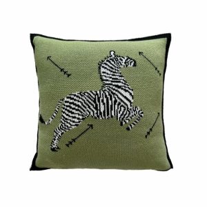 One Of A Kind Pillows | Arrows And Zebra Green Throw Pillow Cover One Of A Kind Pillows One Of A Kind Pillows