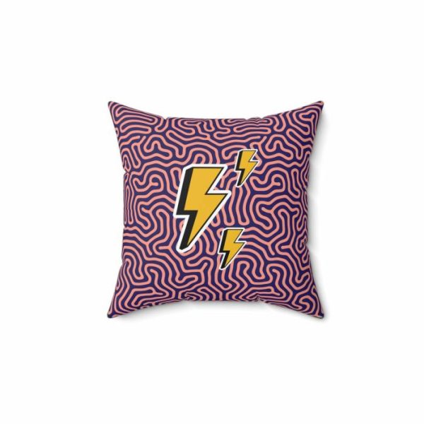 One Of A Kind Pillows | Funky Lightning Throw Pillow One Of A Kind Pillows One Of A Kind Pillows