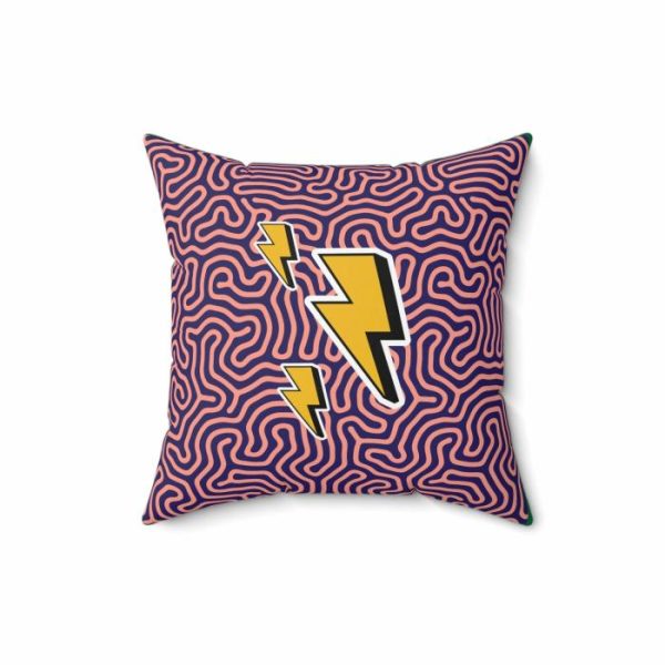 One Of A Kind Pillows | Funky Lightning Throw Pillow One Of A Kind Pillows One Of A Kind Pillows