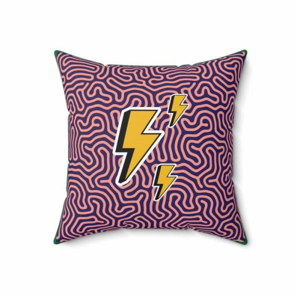 One Of A Kind Pillows | Funky Lightning Throw Pillow One Of A Kind Pillows One Of A Kind Pillows