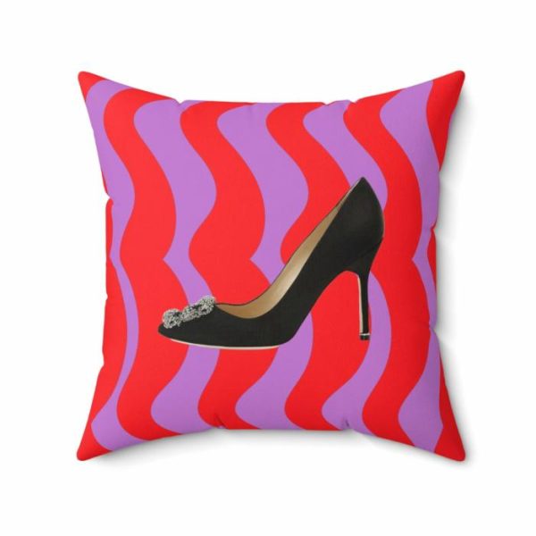 One Of A Kind Pillows | Monalo Heels Pop Inspired Accent Throw Pillow One Of A Kind Pillows One Of A Kind Pillows