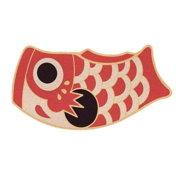 Outdoor | Oriental Fish Door Mat Home Decoration Outdoor