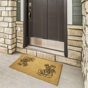 Outdoor | Rosy Door Mat, 36×24 Home Decoration Outdoor