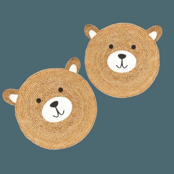 Round Rugs | Bear Round Jute Rug, 3′ x 3′ Jute Rugs Jute Rugs