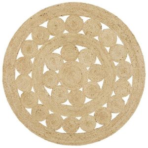 Round Rugs | Circles Of Life Jute Rug, 2′ x 2′ Jute Rugs Jute Rugs