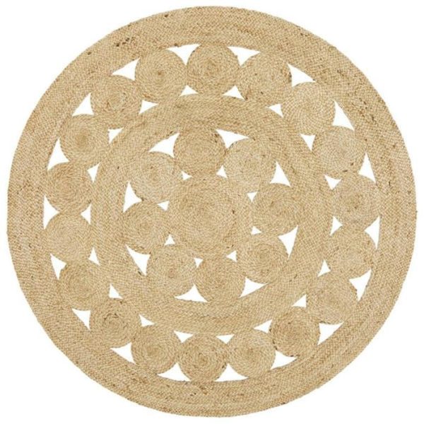 Round Rugs | Circles Of Life Jute Rug, 2′ x 2′ Jute Rugs Jute Rugs