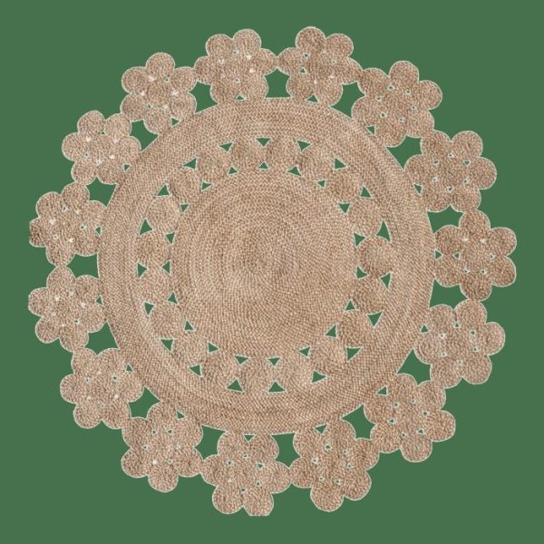 Round Rugs | Desi Braided Round Jute Rug, 2′ x 2′ Jute Rugs Jute Rugs