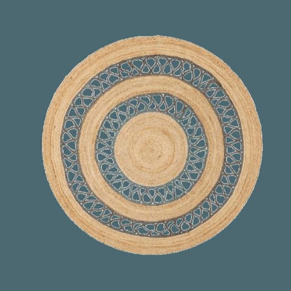 Round Rugs | Gray Loop Natural Round Jute Rug, 2′ x 2′ Jute Rugs Jute Rugs