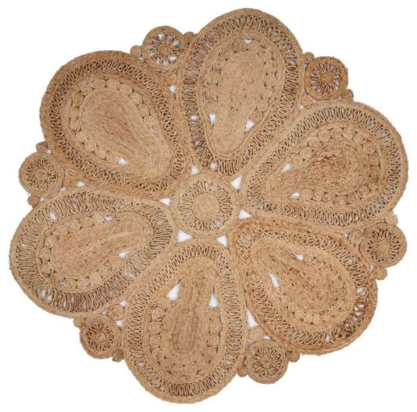 Round Rugs | Handmade Alexis Round Jute Rug, 3′ x 3′ Round Rugs Round Rugs