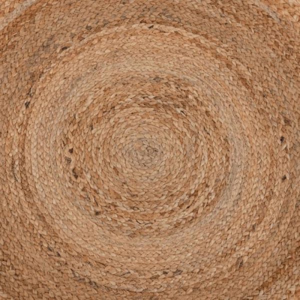 Round Rugs | Handmade Pink Scalloped Round Jute Rug, 3′ x 3′ Jute Rugs Jute Rugs