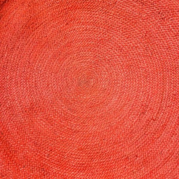 Round Rugs | Maia Classic Circles Round Jute Rug – Red, 2′ x 2′ Jute Rugs Jute Rugs