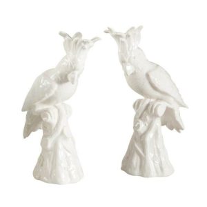 Sculptures | 2 Piece Hope Parrots Figurine Set Home Decoration Sculptures