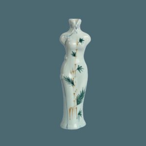 Sculptures | Chinese Chi-Pao Dress Ceramic Figurine Home Decoration Sculptures