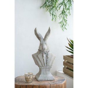 Sculptures | Rabbit Bust In Tuxedo Table Decor Bust Home Decoration Sculptures