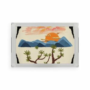 Serveware | Arizona Summer Desert Acrylic Serving Tray, 11" x 17" Kitchen Serveware