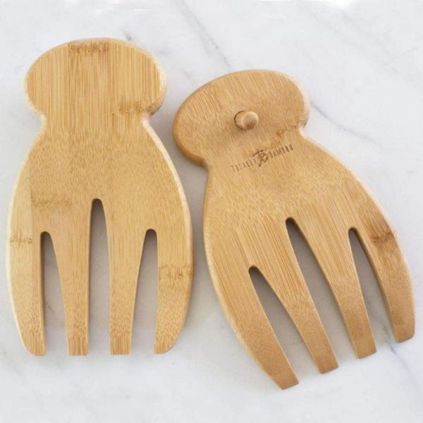 Serveware | Bamboo Salad Server Set Kitchen Serveware