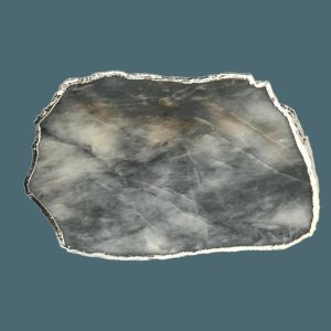 Serveware | Large Grey Agate Quartz Cheese Plattertray, Large: 11"x7" Kitchen Serveware