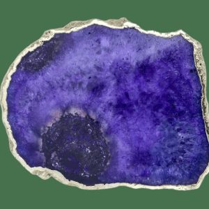 Serveware | Large Purple Blue Galaxy Agate Cheese Platter Tray, Large Kitchen Serveware