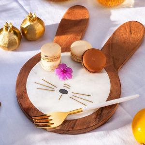 Serveware | Serein Decor Bunny Cheese Board Platter Dinnerware Dinnerware