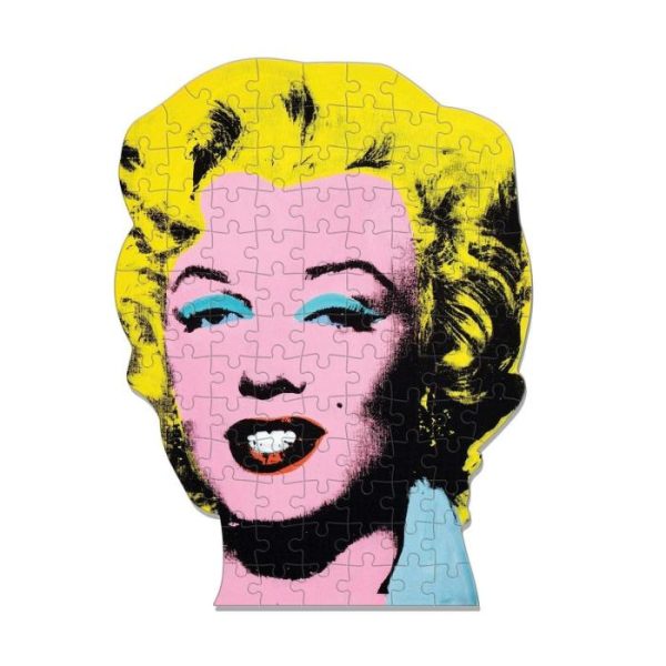 Stationery | Andy Warhol Marilyn 100 Piece Mini Shaped Jigsaw Puzzle Home Decoration Stationery