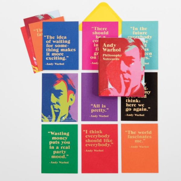 Stationery | Andy Warhol Philosophy Greeting Assortment Notecard Set Home Decoration Stationery