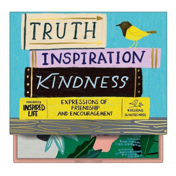 Stationery | Anne Bentley Inspired Life: Truth, Inspiration, Kindness Greeting Assortment Notecard Set Home Decoration Stationery