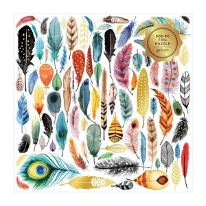 Stationery | Arrows & Feathers 500 Piece Foil Jigsaw Puzzle Home Decoration Stationery