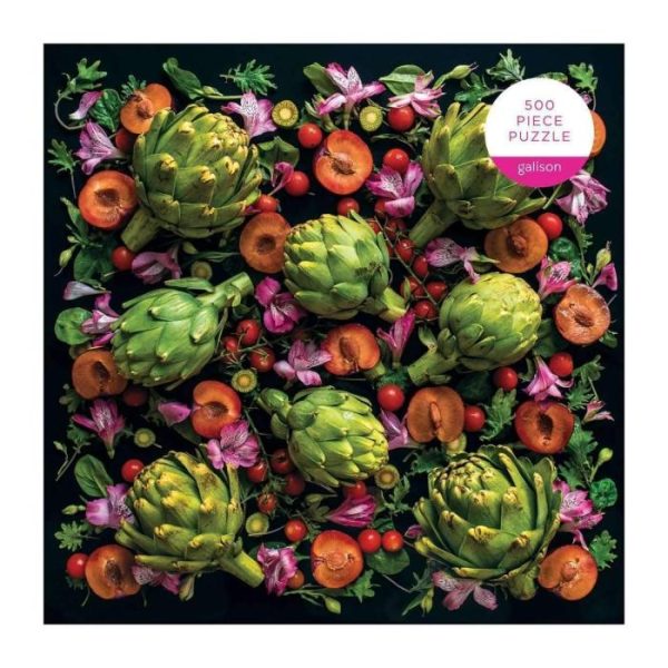 Stationery | Artichoke Floral 500 Piece Jigsaw Puzzle Home Decoration Stationery