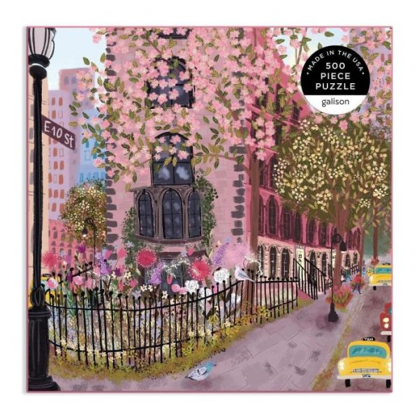 Stationery | Blooming Streets 500 Piece Jigsaw Puzzle Home Decoration Stationery