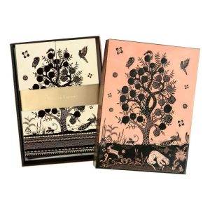 Stationery | Bois Paradis Die-Cut Notecards Home Decoration Stationery