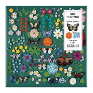 Stationery | Butterfly Botanica 500 Piece Puzzle With Shaped Pieces Home Decoration Stationery