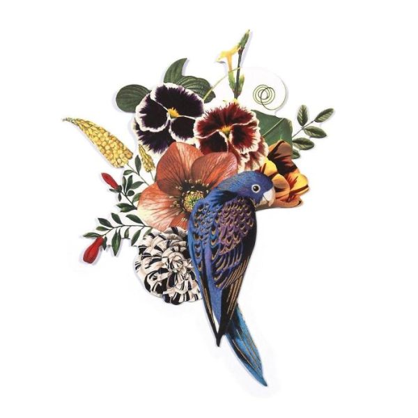 Stationery | Christian Lacroix Birds Sinfonia Shaped Notecard Set Home Decoration Stationery