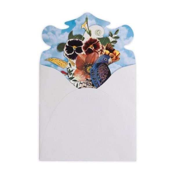 Stationery | Christian Lacroix Birds Sinfonia Shaped Notecard Set Home Decoration Stationery