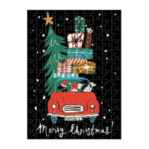 Stationery | Christmas Car 130 Piece Jigsaw Puzzle Ornament Home Decoration Stationery