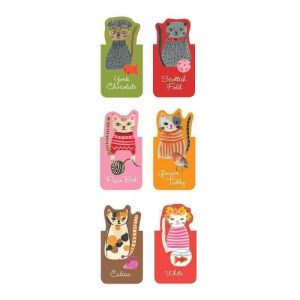 Stationery | Cool Cats Magnetic Bookmarks Home Decoration Stationery