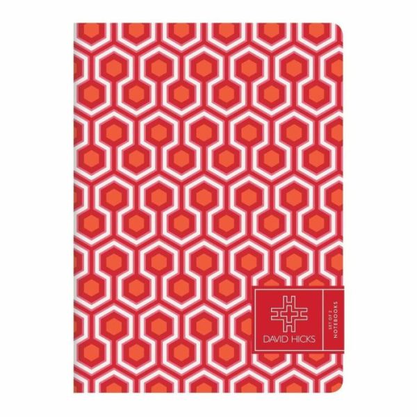 Stationery | David Hicks Reds Writer’s Notebook Set Home Decoration Stationery