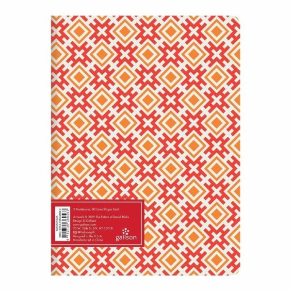 Stationery | David Hicks Reds Writer’s Notebook Set Home Decoration Stationery