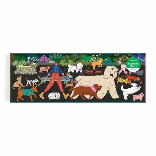 Stationery | Dog Walk 1000 Piece Panoramic Jigsaw Puzzle Home Decoration Stationery