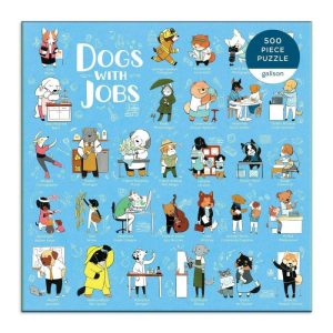 Stationery | Dogs With Jobs 500 Piece Jigsaw Puzzle Home Decoration Stationery