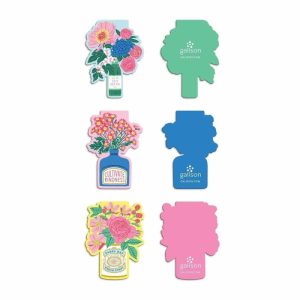 Stationery | Ever Upward Florals Shaped Magnetic Bookmarks Home Decoration Stationery