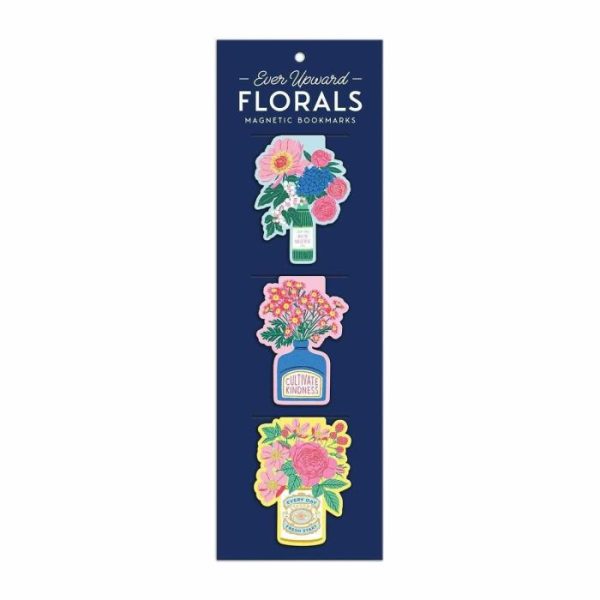 Stationery | Ever Upward Florals Shaped Magnetic Bookmarks Home Decoration Stationery