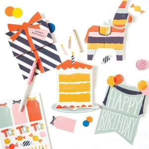 Stationery | Expanding Birthday Card Set Home Decoration Stationery