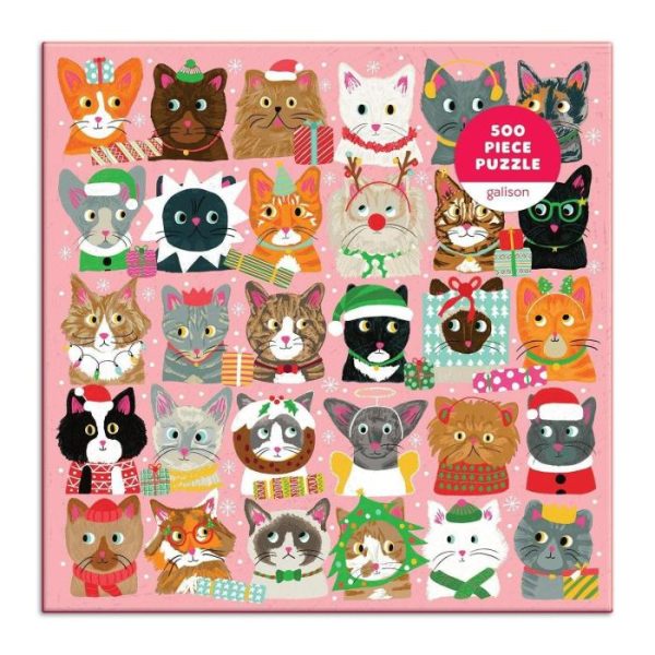 Stationery | Festive Furballs 500 Piece Jigsaw Puzzle Home Decoration Stationery