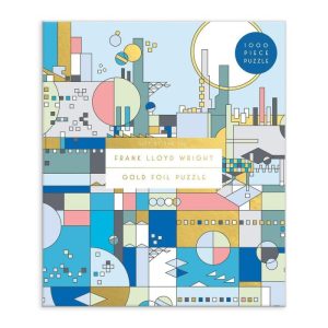 Stationery | Frank Lloyd Wright City By The Sea 1000 Piece Foil Puzzle Home Decoration Stationery