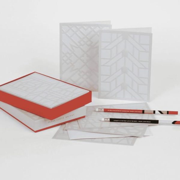 Stationery | Frank Lloyd Wright Designs Embossed Notecards Home Decoration Stationery