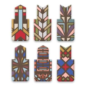 Stationery | Frank Lloyd Wright Designs Magnetic Bookmark Set Home Decoration Stationery