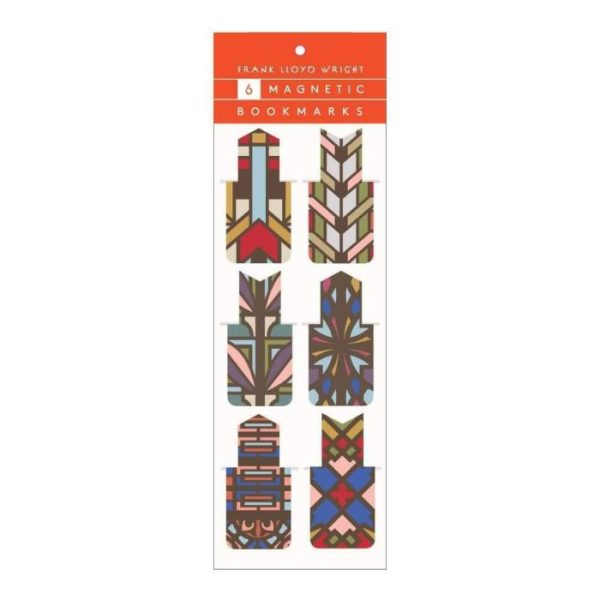 Stationery | Frank Lloyd Wright Designs Magnetic Bookmark Set Home Decoration Stationery