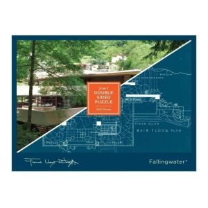 Stationery | Frank Lloyd Wright Fallingwater Double-Sided 500 Piece Jigsaw Puzzle Home Decoration Stationery