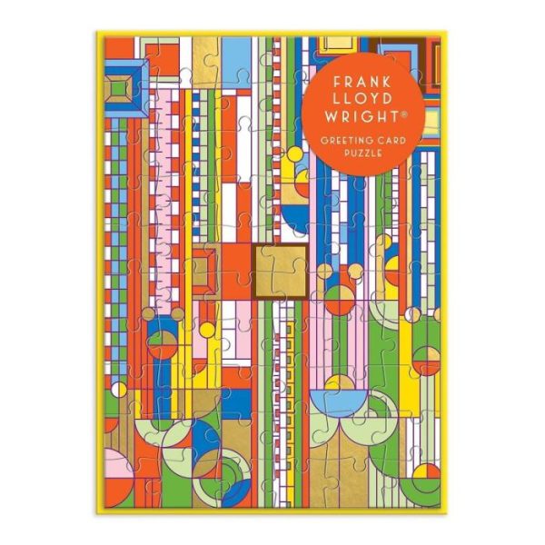 Stationery | Frank Lloyd Wright Saguaro Forms & Cactus Flowers Greeting Card Puzzle Home Decoration Stationery