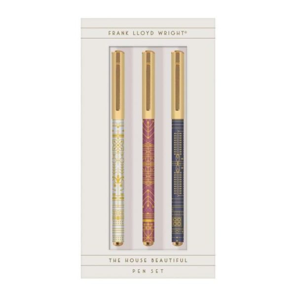 Stationery | Frank Lloyd Wright The House Beautiful Pen Set Home Decoration Stationery